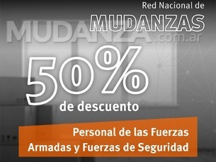 50 % de descuento para Personal de las Fuerzas Armadas y de Seguridad